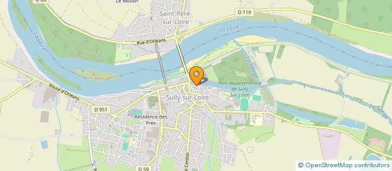 localisation de l'entreprise BEVERLY' S à SULLY-SUR-LOIRE