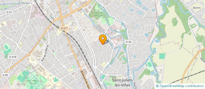 localisation de l'entreprise BEVF DEVELOPPEMENT à SAINT-JULIEN-LES-VILLAS