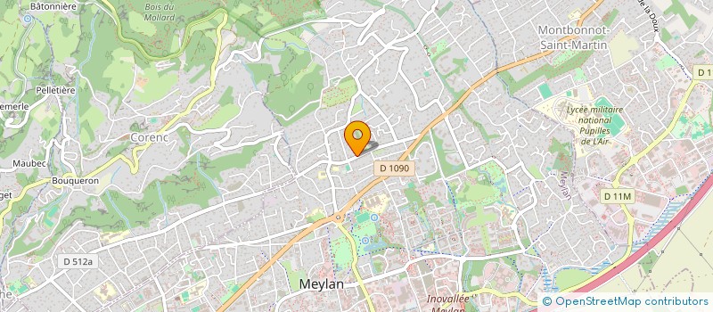 localisation de l'entreprise BEVIGO  MEYLAN