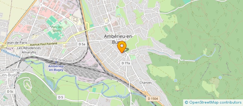 localisation de l'entreprise BEVIMO  AMBERIEU-EN-BUGEY