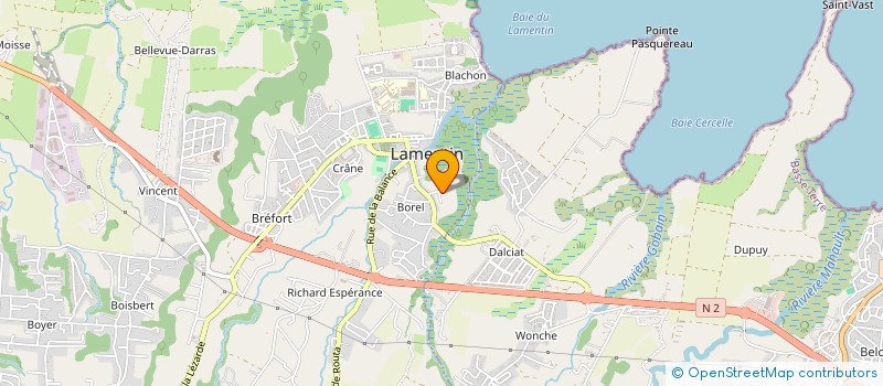 localisation de l'entreprise BEVIS BTP à LAMENTIN