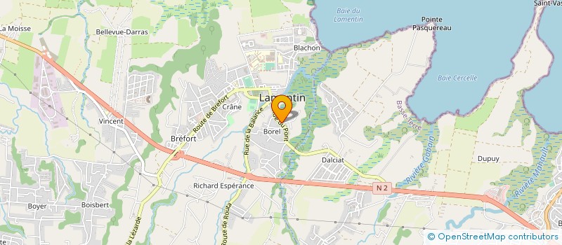 localisation de l'entreprise BEVIS PRIM SERVICE  LAMENTIN