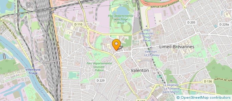 localisation de l'entreprise BEVON  VALENTON