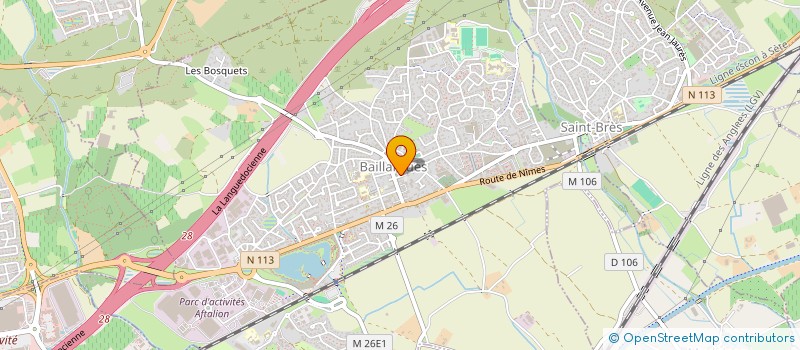 localisation de l'entreprise BEVOTI à BAILLARGUES