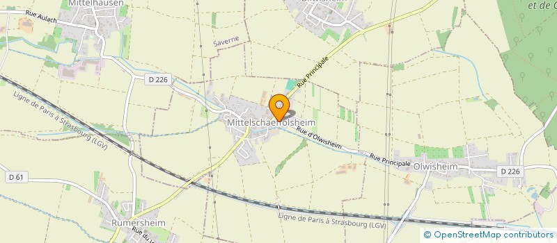 localisation de l'entreprise BEW PATRIMOINE  MITTELSCHAEFFOLSHEIM