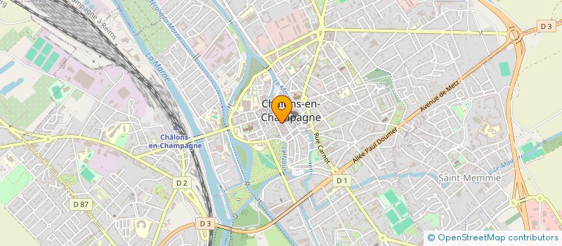 localisation de l'entreprise BEWE INTERNATIONAL SARL à CHALONS-EN-CHAMPAGNE