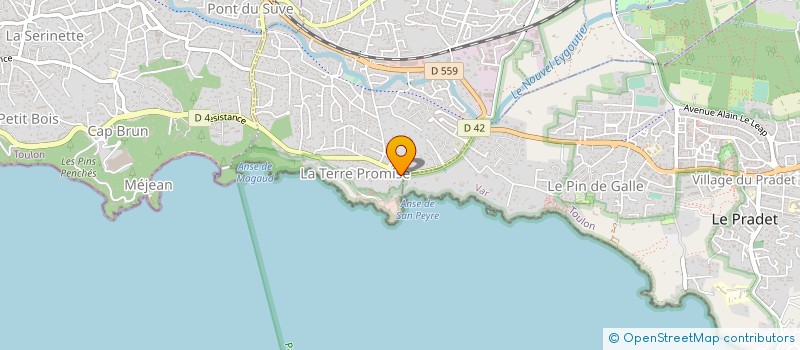 localisation de l'entreprise BEWEB à LA GARDE