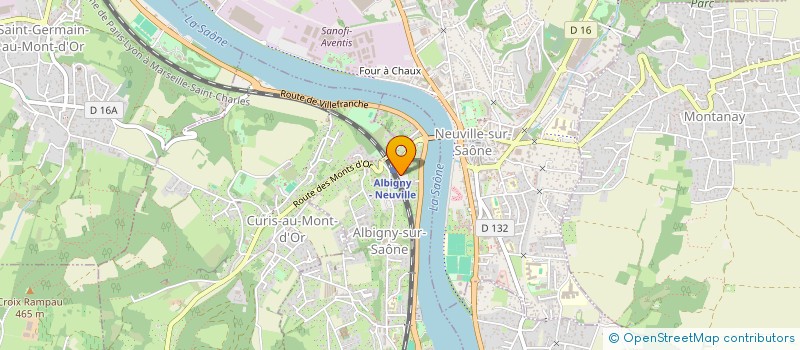 localisation de l'entreprise BEWEEL  ALBIGNY-SUR-SAONE