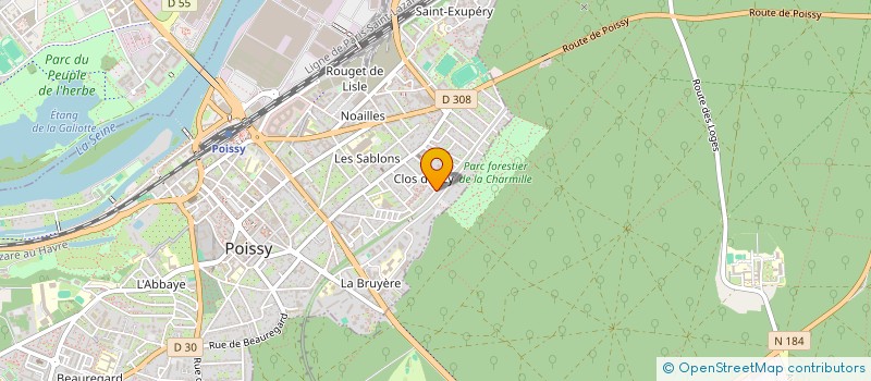 localisation de l'entreprise BEWEEN  POISSY