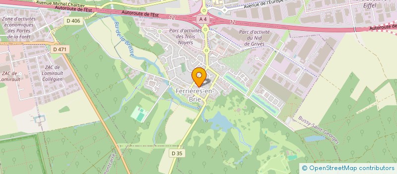 localisation de l'entreprise BEWEGO  FERRIERES-EN-BRIE