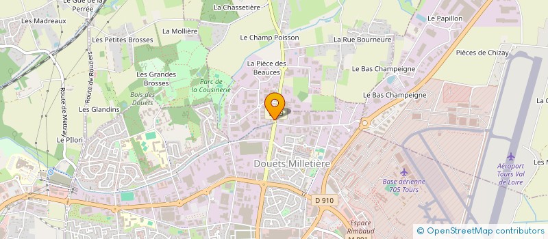 localisation de l'entreprise BEWHEEL  NOTRE-DAME-D'OE