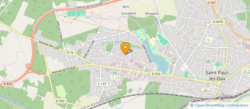 localisation de l'entreprise BEWHIZZ  SAINT-PAUL-LES-DAX