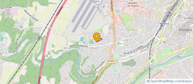 localisation de l'entreprise BEWY  BIARD