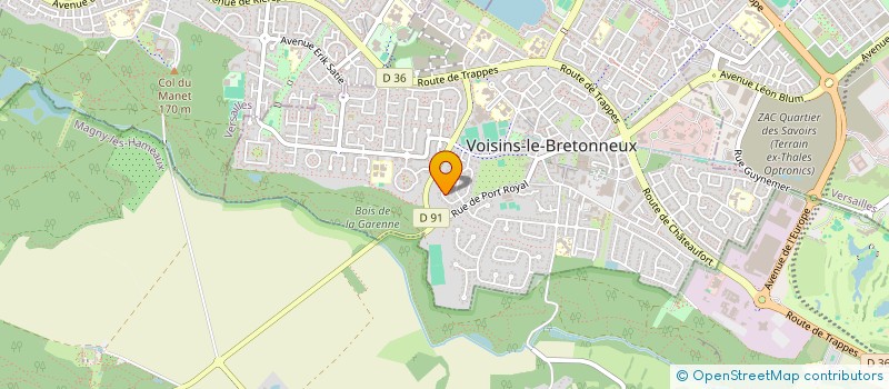 localisation de l'entreprise BEX-AVENUE à VOISINS-LE-BRETONNEUX