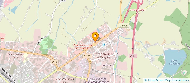 localisation de l'entreprise BEXA GROUPE à CHOLET