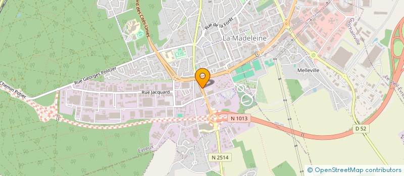 localisation de l'entreprise BEXCC SASU à EVREUX