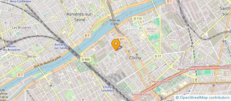localisation de l'entreprise BEXCONSULT à CLICHY