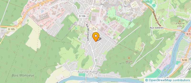 localisation de l'entreprise BEY  AVANNE-AVENEY