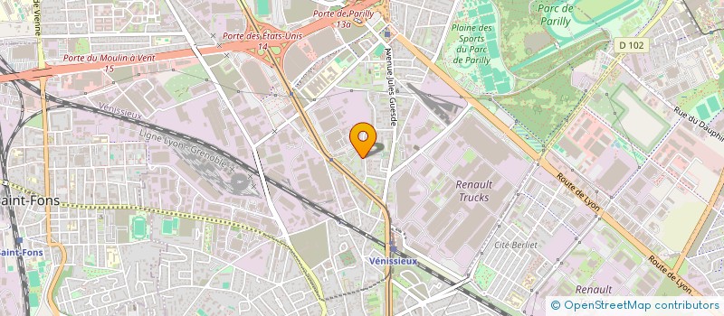 localisation de l'entreprise BEY ALIMENTATION à VENISSIEUX