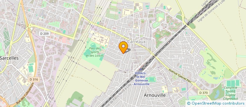 localisation de l'entreprise BEY BALLI  ARNOUVILLE