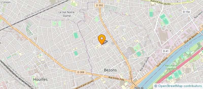 localisation de l'entreprise BEYA FOOD à BEZONS