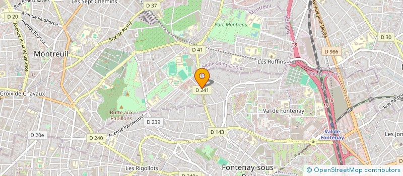 localisation de l'entreprise BEYA'HAD à MONTREUIL