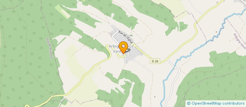 localisation de l'entreprise BEYANA à ARBIGNY-SOUS-VARENNES
