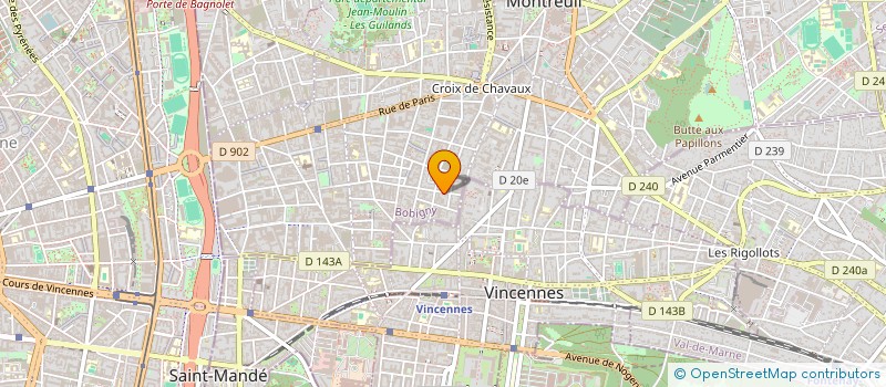 localisation de l'entreprise BEYARO à MONTREUIL