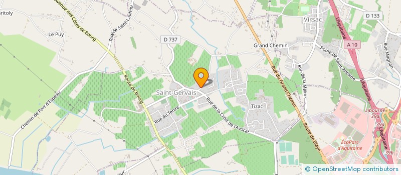 localisation de l'entreprise BEYAS BTP  SAINT-LAURENT-D'ARCE