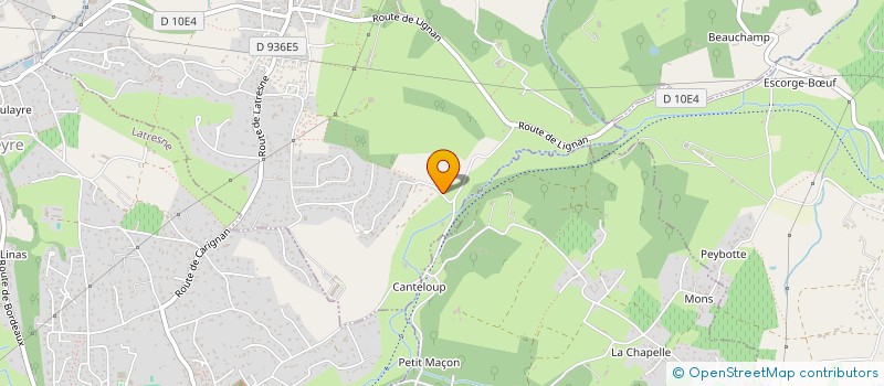 localisation de l'entreprise BEYBY  CARIGNAN-DE-BORDEAUX