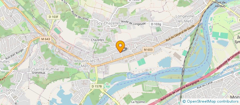 localisation de l'entreprise BEYELER DELHAY  SCY-CHAZELLES