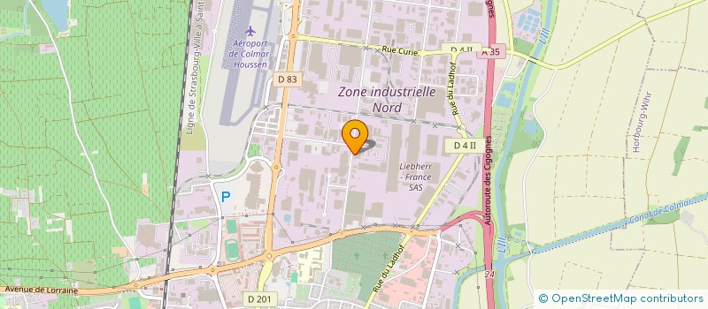 localisation de l'entreprise BEYER COLMAR  COLMAR