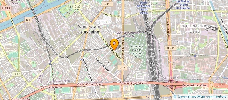 localisation de l'entreprise BEYER EMILE LOUIS ET LOUISE à SAINT-OUEN-SUR-SEINE