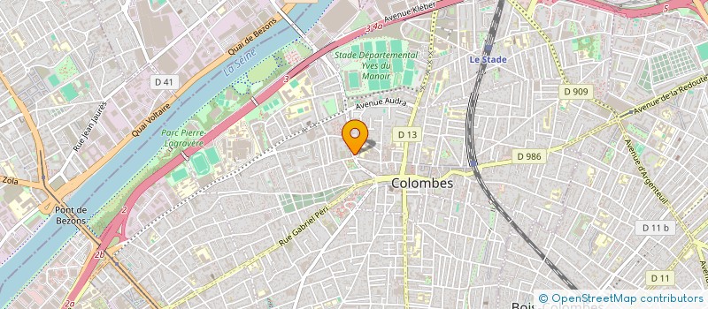localisation de l'entreprise BEYI MULTI SERVICE à COLOMBES