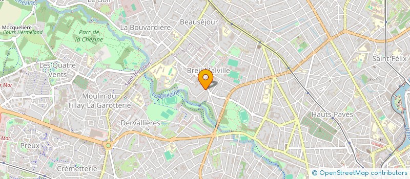 localisation de l'entreprise BEYLA à NANTES