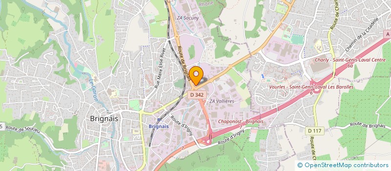 localisation de l'entreprise BEYLAT PARTICIPATIONS à BRIGNAIS