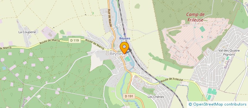 localisation de l'entreprise BEYNES ACTIFS  BEYNES