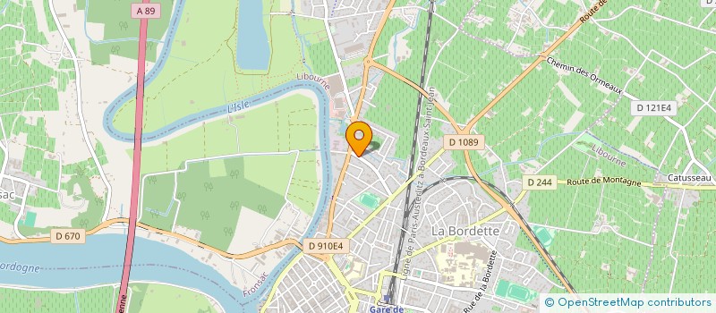 localisation de l'entreprise BEYNEY  LIBOURNE