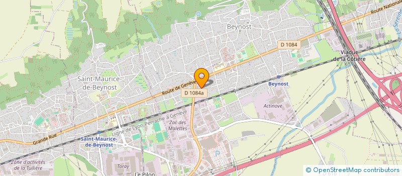 localisation de l'entreprise BEYNOST SPORTS à BEYNOST