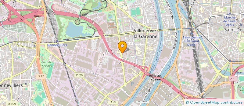localisation de l'entreprise BEYOGBAIN KAMINYAN à VILLENEUVE-LA-GARENNE