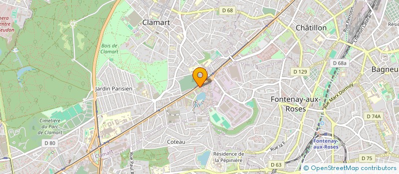 localisation de l'entreprise BEYOND AI à CLAMART