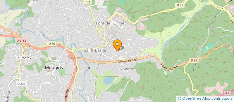 localisation de l'entreprise BEYOND BEAUTY à MOUGINS