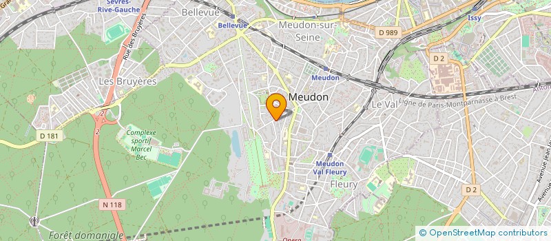 localisation de l'entreprise BEYOND CONSULTING à MEUDON