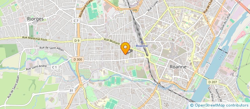 localisation de l'entreprise BEYOND GAMING  ROANNE