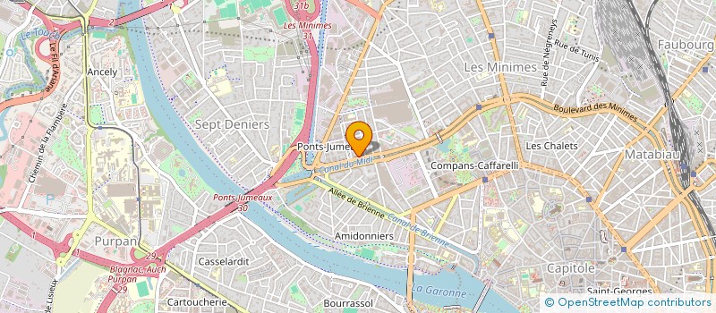 localisation de l'entreprise BEYOND GRAVITY à TOULOUSE