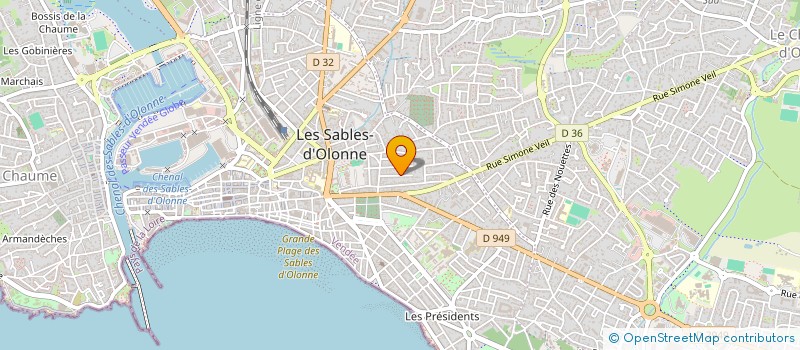 localisation de l'entreprise BEYOND, INVESTING BEYOND YOURSELF à LES SABLES-D'OLONNE