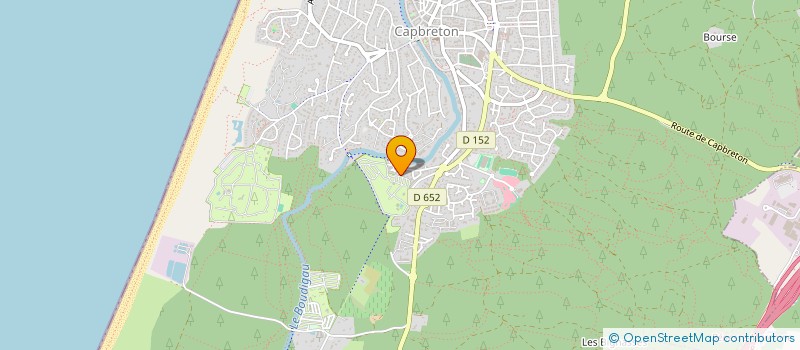 localisation de l'entreprise BEYOND LES BAINES  CAPBRETON