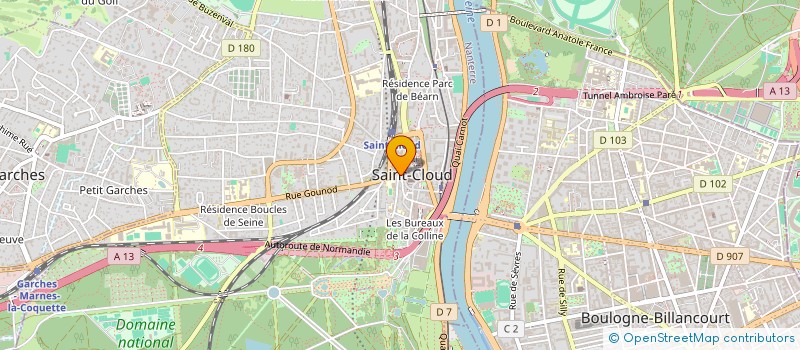 localisation de l'entreprise BEYOND SERVICES à SAINT-CLOUD