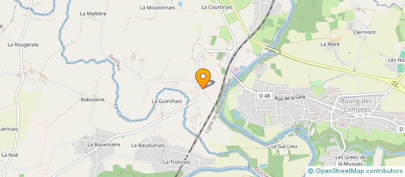 localisation de l'entreprise BEYOND THE CAPES  GUICHEN