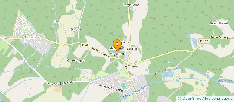 localisation de l'entreprise BEYOND THE SWELL  SAINT-JULIEN-EN-BORN